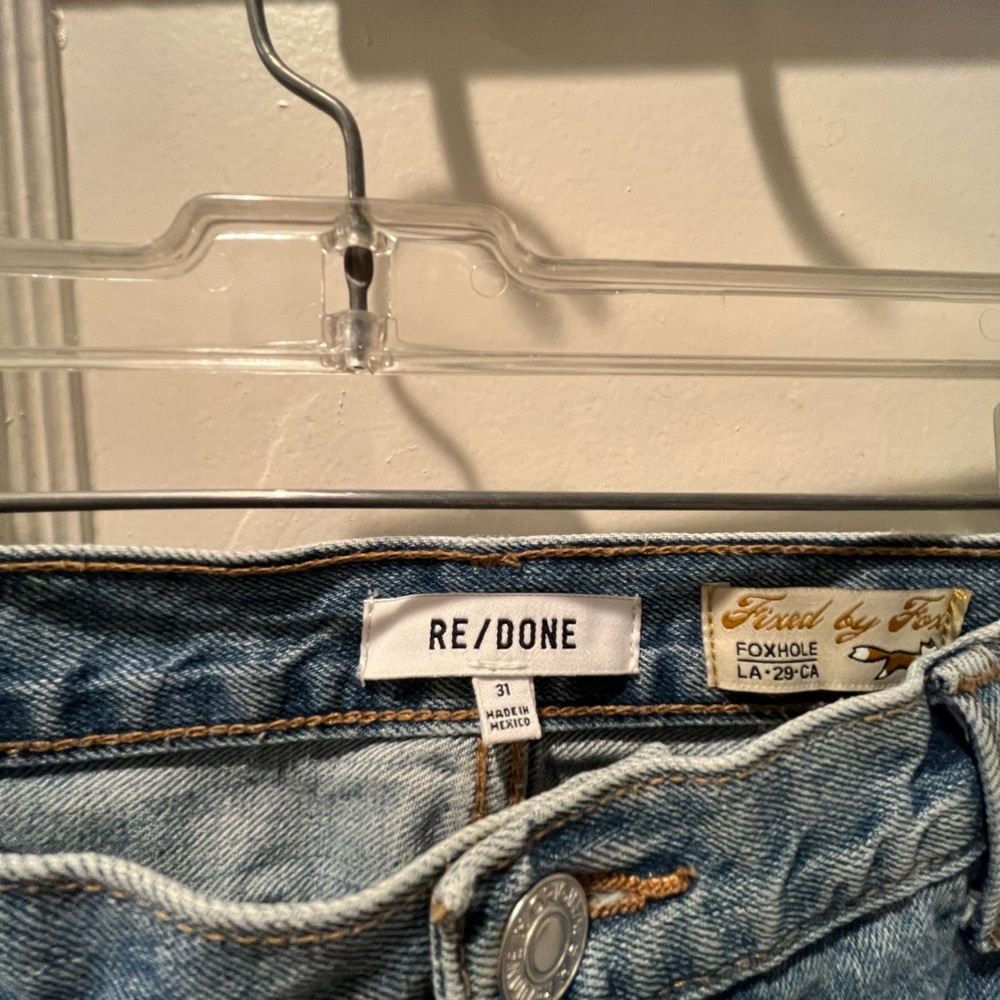 Re/Done Classic Blue Denim Jeans